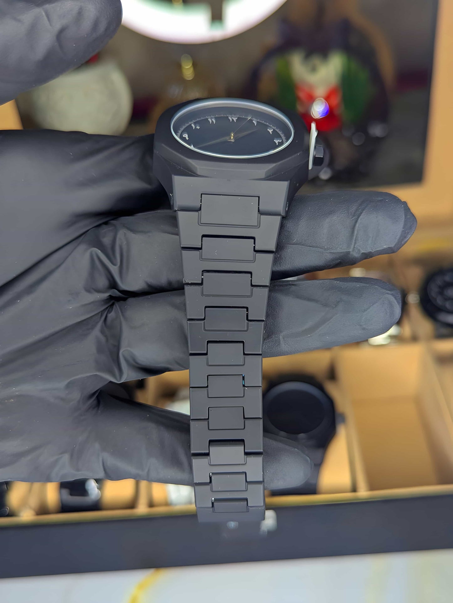 Arabic Aura White Dial