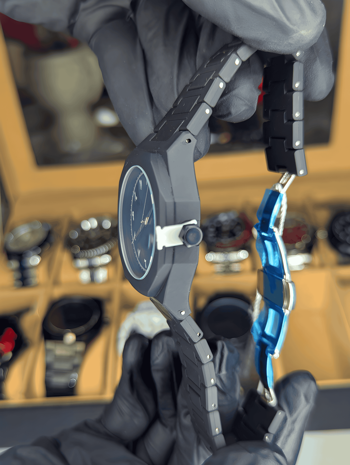 Arabic Aura White Dial