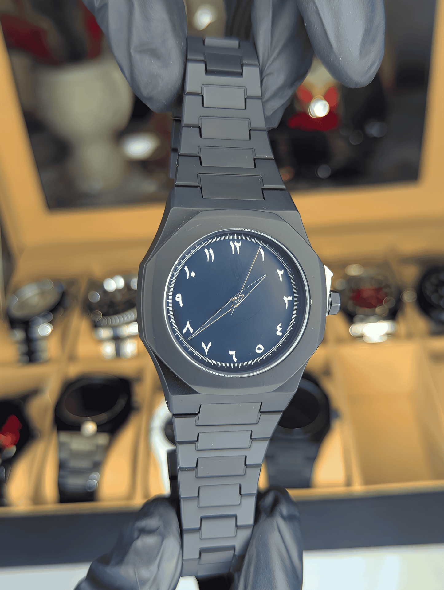 Arabic Aura White Dial