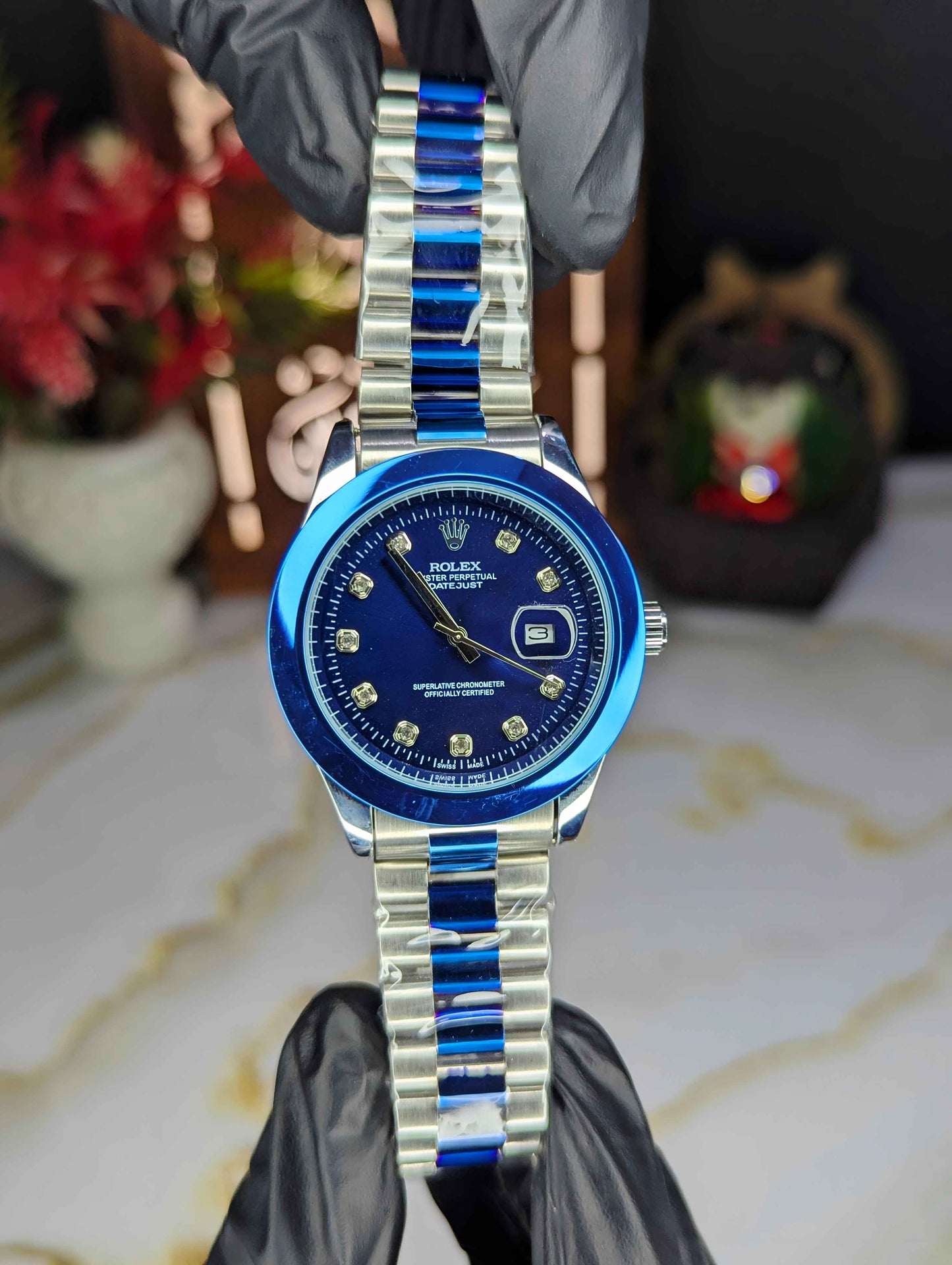 Rolex Twotone Blue