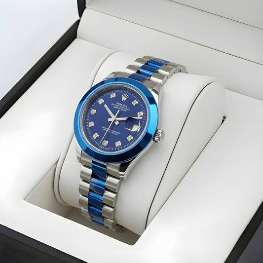 Rolex Twotone Blue