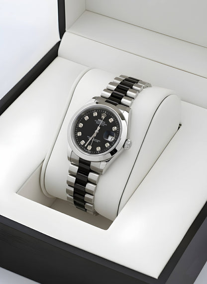 Rolex Twotone Black