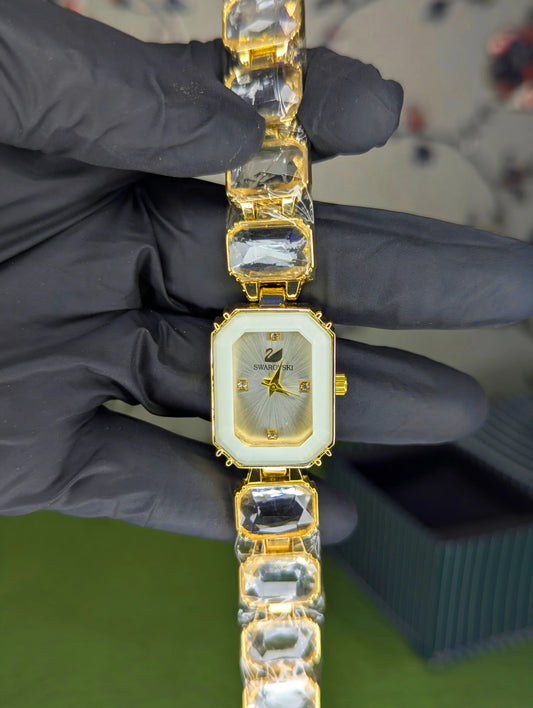 Crystal Gold Watch