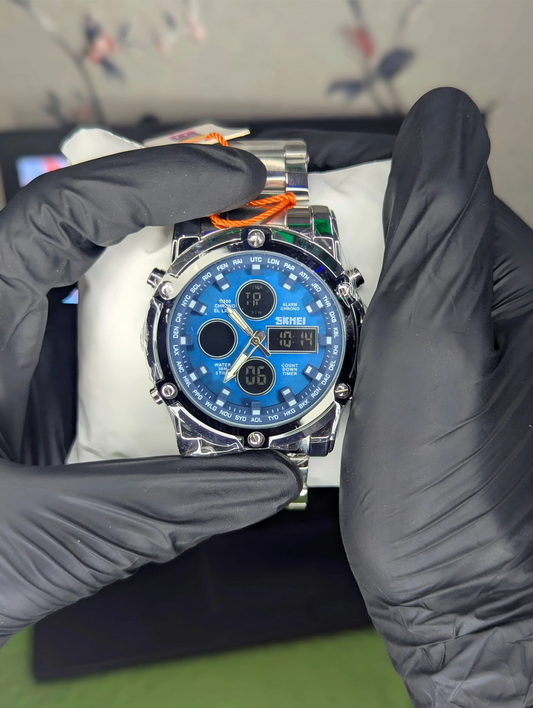 Skmei-1389 Blue Dial