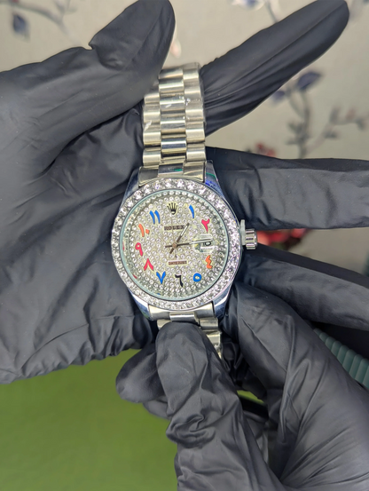 Arabic Diamond Watch