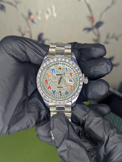 Arabic Diamond Watch