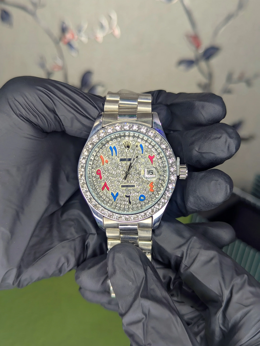 Arabic Diamond Watch
