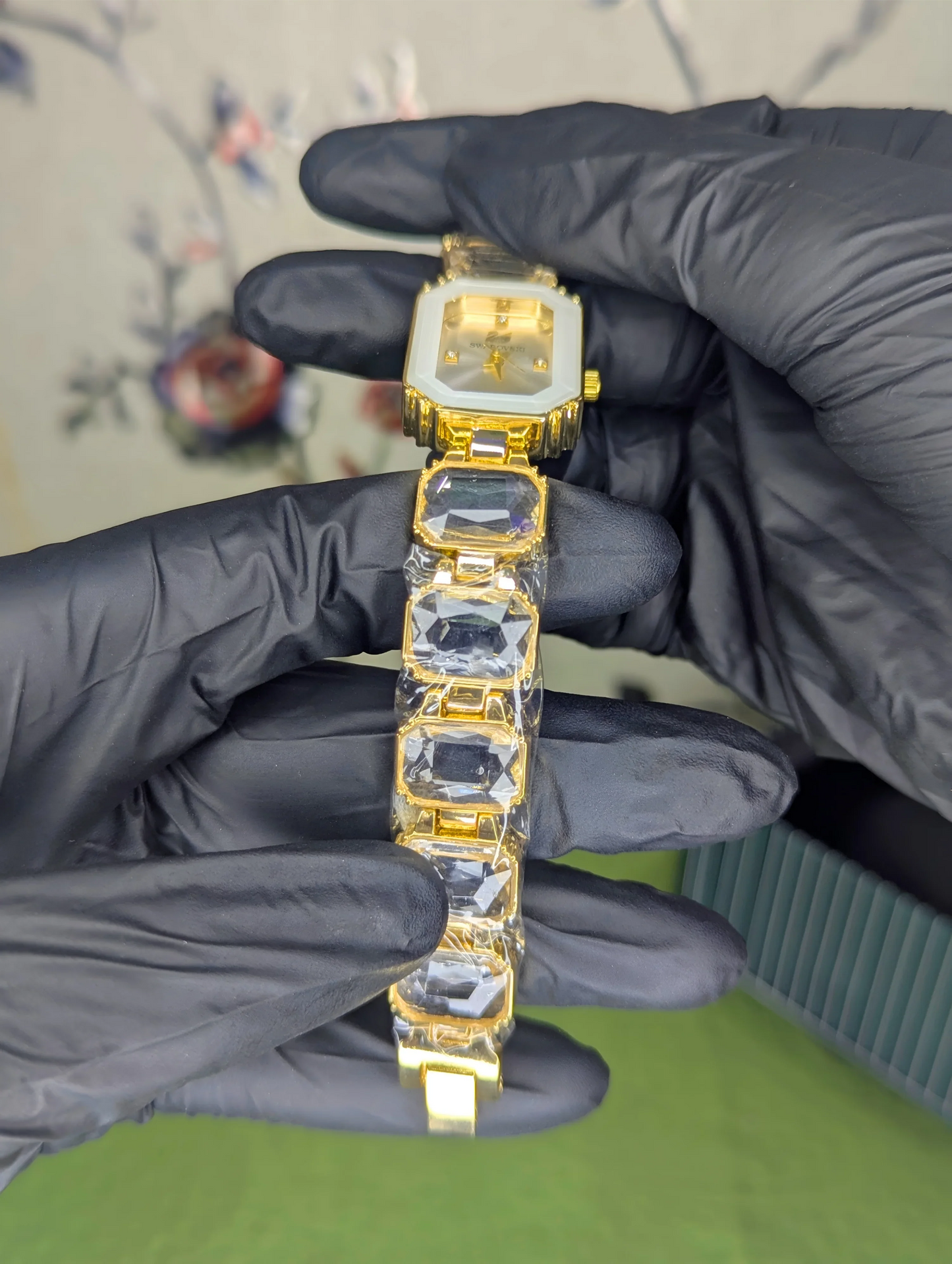 Crystal Gold Watch
