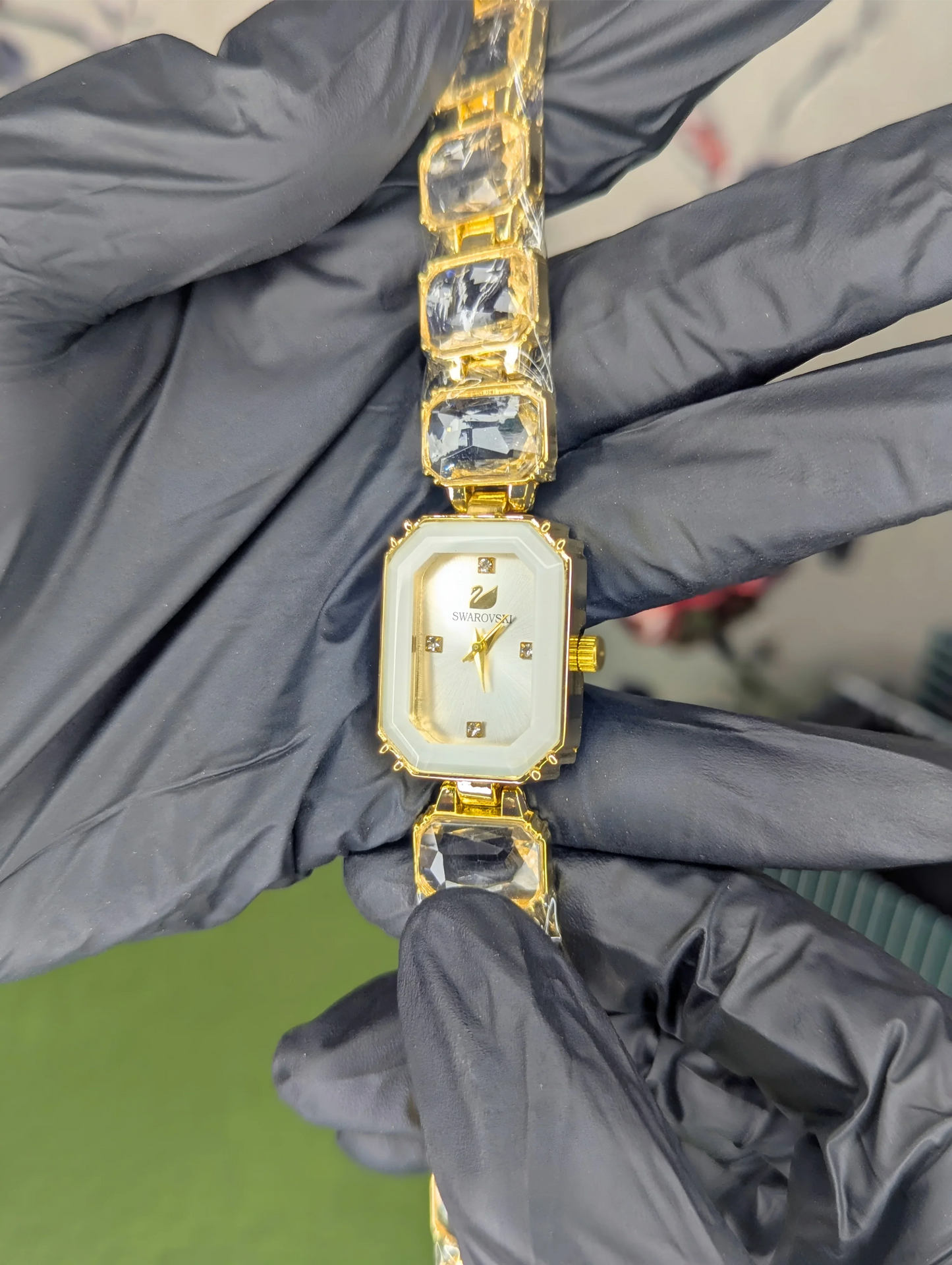 Crystal Gold Watch
