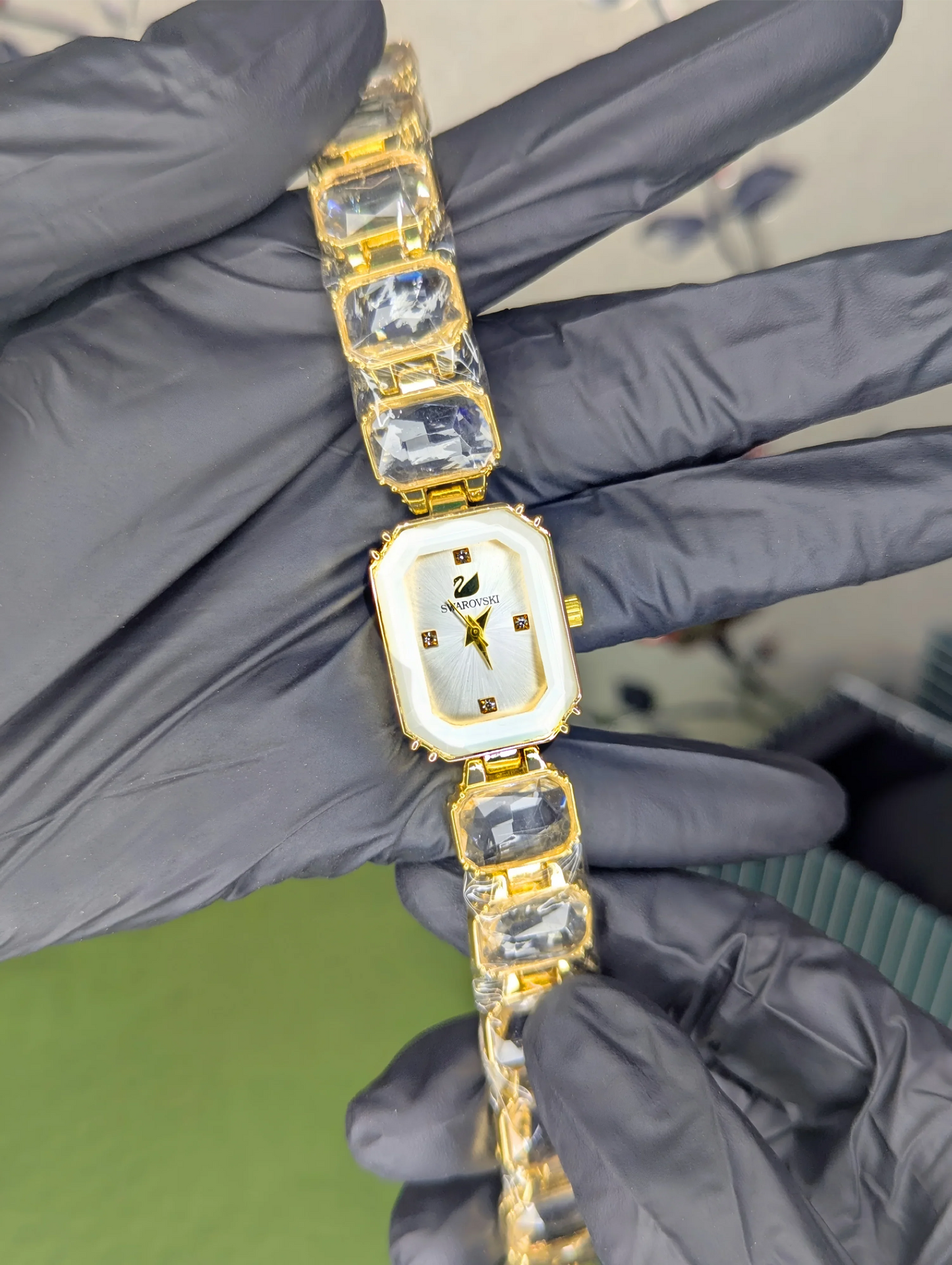 Crystal Gold Watch