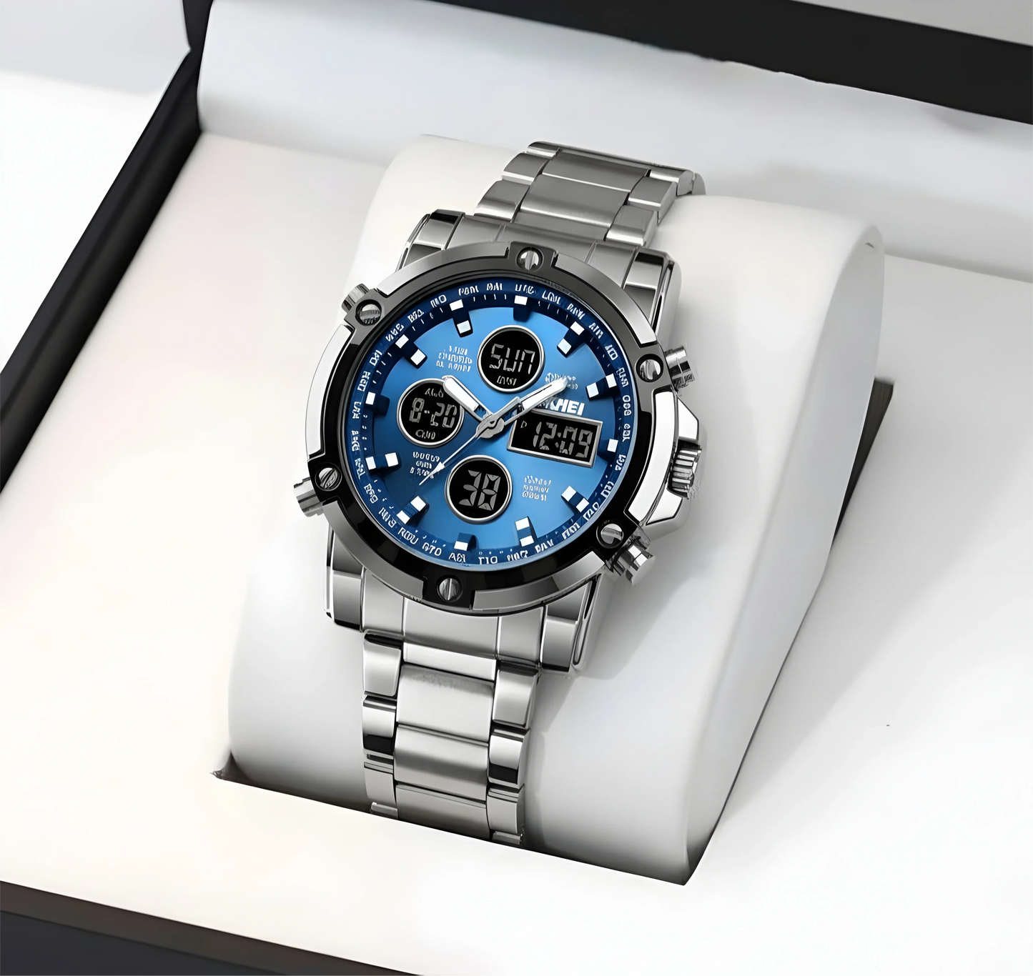 Skmei-1389 Blue Dial