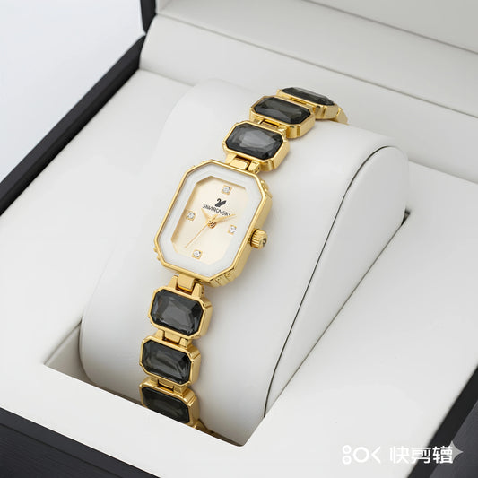 Crystal Gold Watch