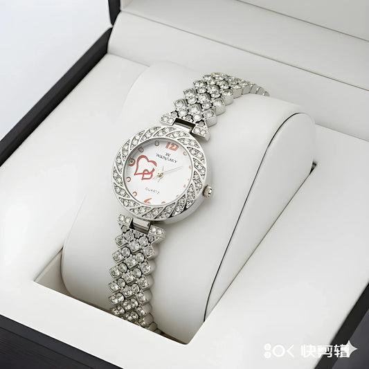Hearts Encrusted Watch